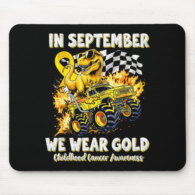 Alfombrilla De Ratón In September We Wear Gold Childhood Cancer Awarene (Frente)