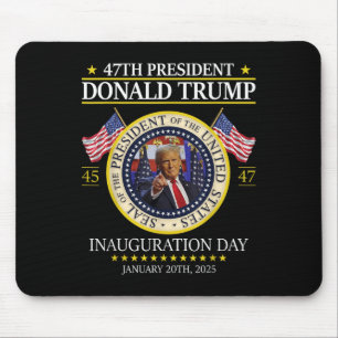 Alfombrilla De Ratón Inauguración del presidente Donald Trump 2025 Tees