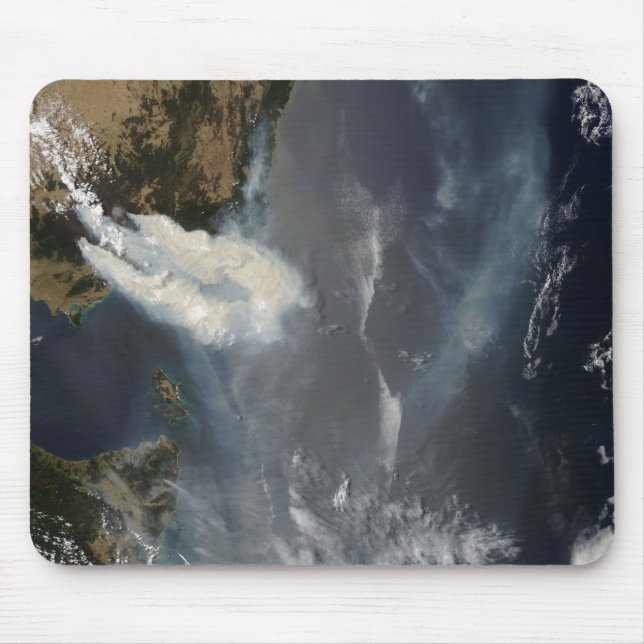 Alfombrilla De Ratón Incendios y humo en el sudeste de Australia (Frente)