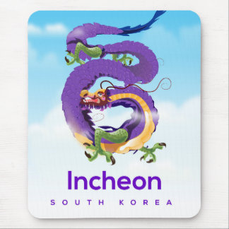 Alfombrilla De Ratón Incheon Corea del Sur Dragón