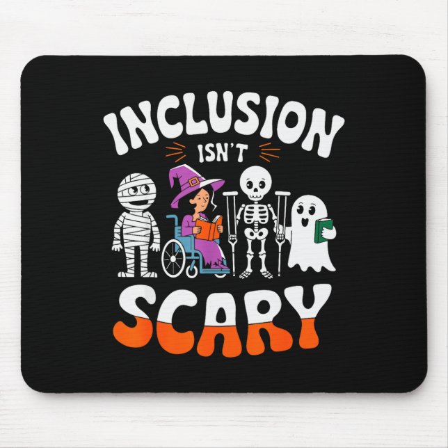 Alfombrilla De Ratón Inclusion Isn't Y Sped Halloween Special Education (Frente)