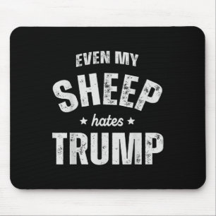 Alfombrilla De Ratón Incluso mi oveja odia a Trump contra Trump Men Far