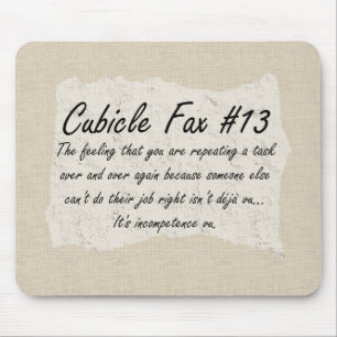 Alfombrilla De Ratón Incompetencia del compañero de trabajo