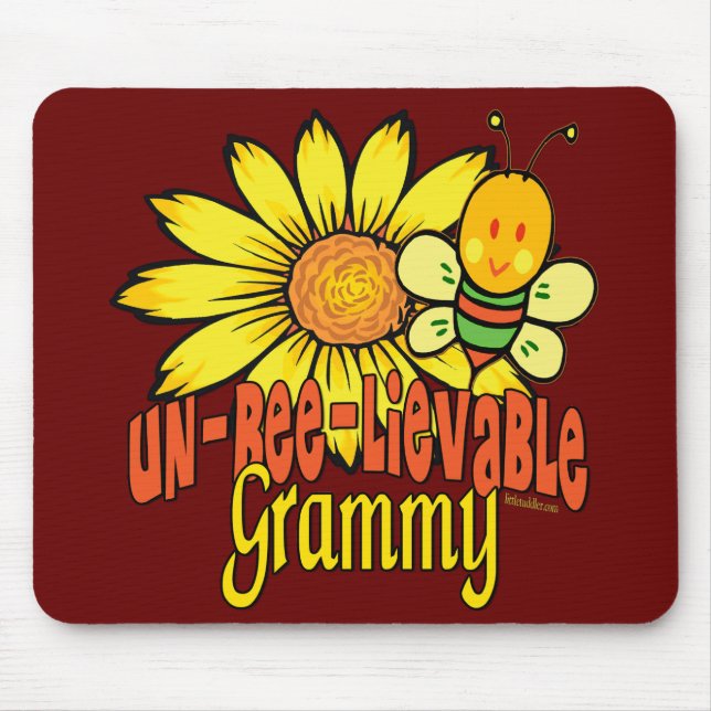 Alfombrilla De Ratón Increíble girasoles Grammy (Frente)