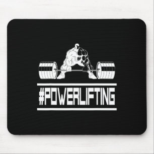 Alfombrilla De Ratón Increíble #powerlifting Para Ratas De Gimnasio Y L