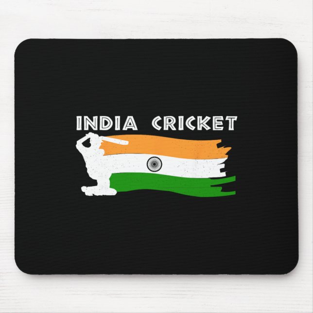Alfombrilla De Ratón India Cricket Jersey With Indian Flag Gift  (Frente)