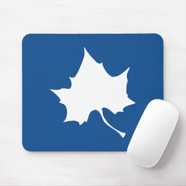 Alfombrilla De Ratón Indiana State Leaf (Con ratón)