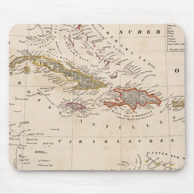 Alfombrilla De Ratón Indias Occidentales 10 (Frente)