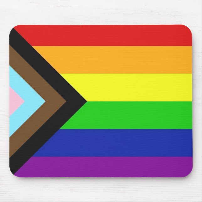 Alfombrilla De Ratón Indicador de orgullo de progreso (Frente)