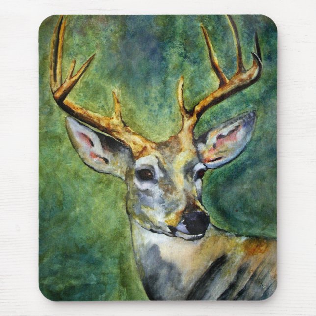 Alfombrilla De Ratón Indicador diez (ciervos) Mousepad (Frente)