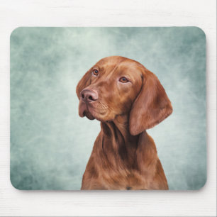 Alfombrilla De Ratón Indicador divertido de dibujo de Vizsla