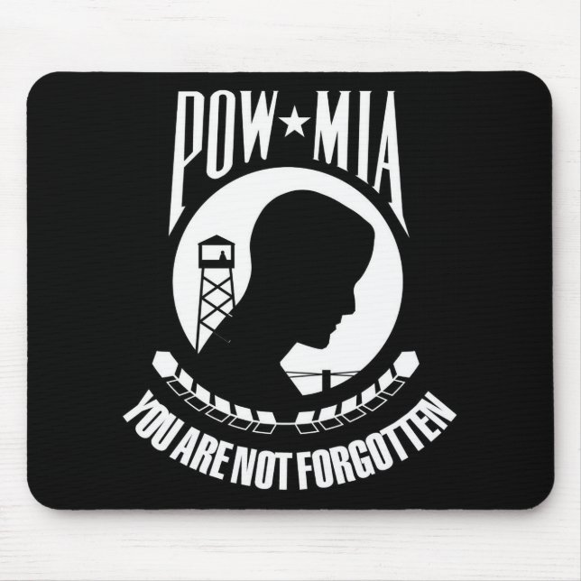 Alfombrilla De Ratón Indicador POW-MIA (Frente)