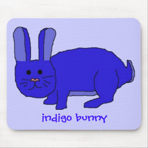 Alfombrilla De Ratón Indigo Bunny mousepad