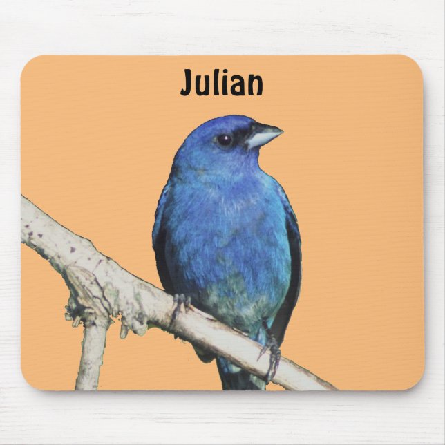 Alfombrilla De Ratón Indigo Bunting (Frente)