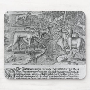 Alfombrilla De Ratón Indios de la Florida que cazan ciervos