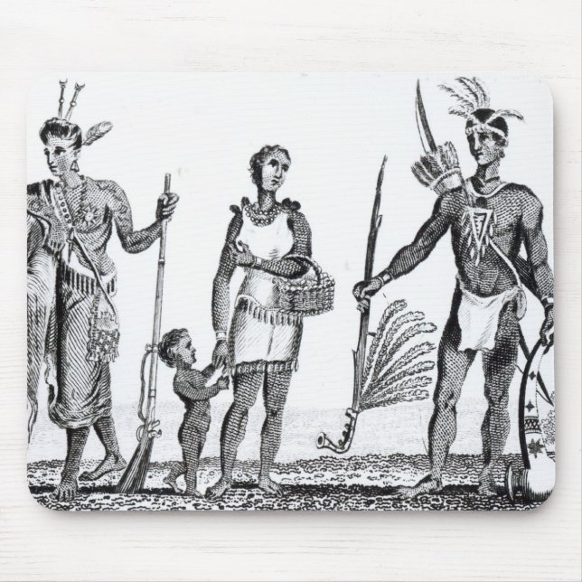 Alfombrilla De Ratón Indios norteamericanos (Frente)