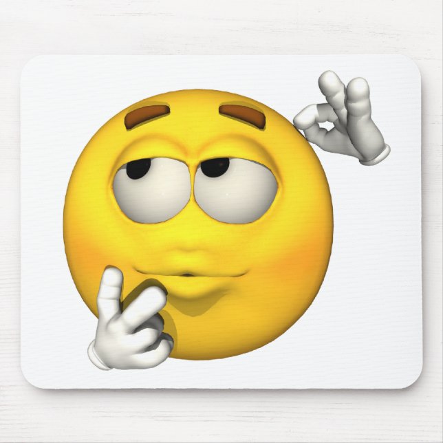 Alfombrilla De Ratón Individuo de la emoción - Mousepad de pensamiento (Frente)