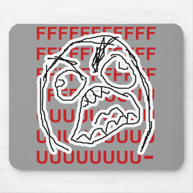 Alfombrilla De Ratón Individuo de la rabia (Frente)