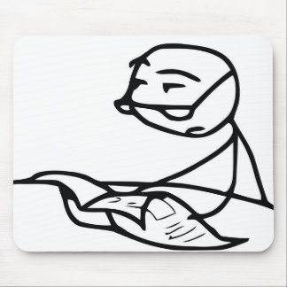 Alfombrilla De Ratón Individuo del periódico