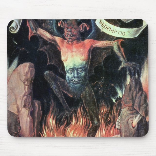Alfombrilla De Ratón Infierno, el panel derecho del tríptico de (Frente)