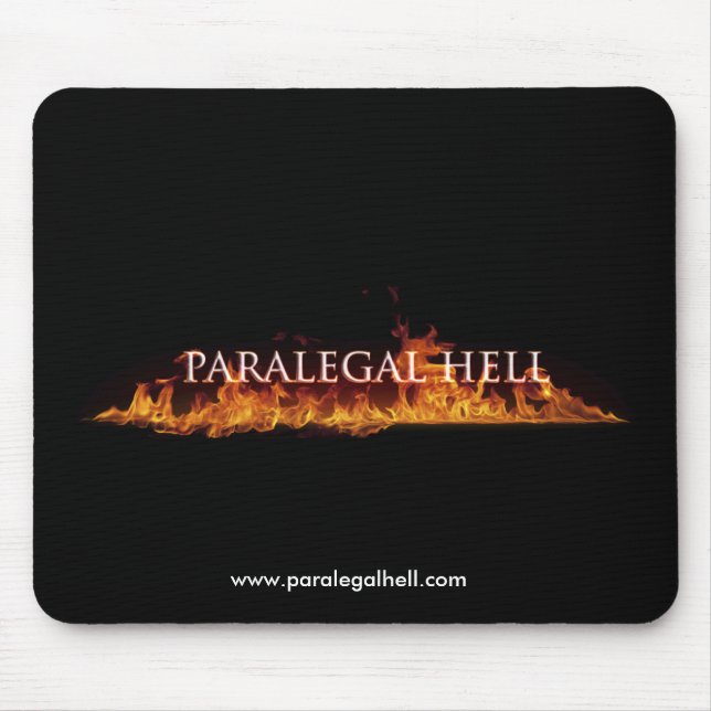 Alfombrilla De Ratón Infierno Mousepad del Paralegal (Frente)