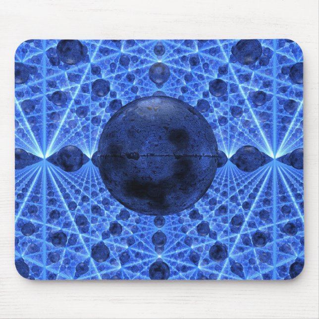 Alfombrilla De Ratón Infinito azul Mousepad (Frente)