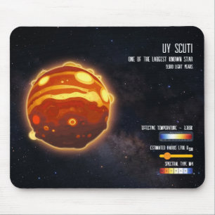 Alfombrilla De Ratón Información científica del universo galaxias estre