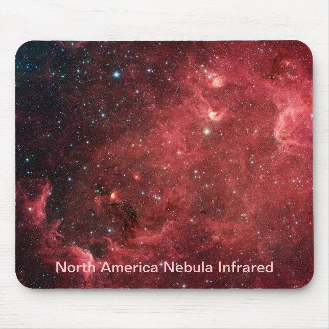 Alfombrilla De Ratón Infrarrojos de nebulosa de Norteamérica (Frente)