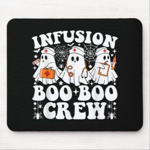Alfombrilla De Ratón Infusión Boo Boo Crew Enfermera Graciosa Fantasma