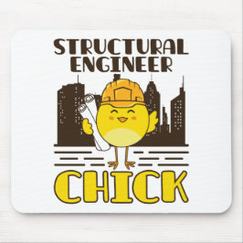 Alfombrilla De Ratón Ingeniería Civil de Chick de Ingeniería Estructura