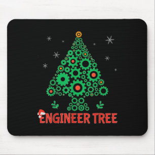 Alfombrilla De Ratón Ingeniería mecánica de árbol de navidades