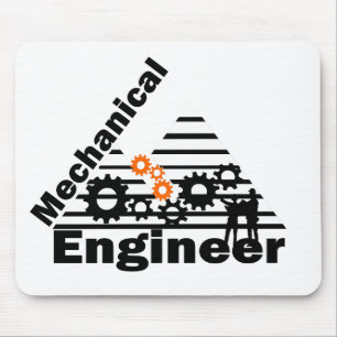 Alfombrilla De Ratón Ingeniería Mecánica Ingeniero Divertido