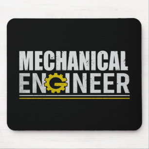 Alfombrilla De Ratón Ingeniería Mecánica Ingeniero Divertido