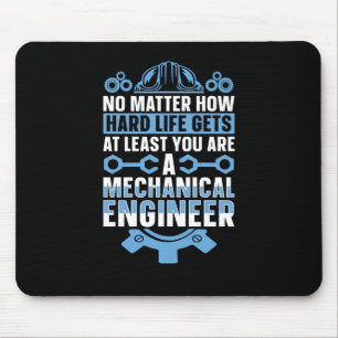Alfombrilla De Ratón Ingeniería Mecánica No Cuán Duro Sticke Ingeniero