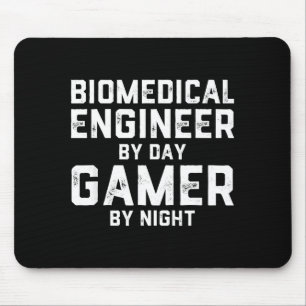 Alfombrilla De Ratón Ingeniero biomédico de día, jugador por la noche B