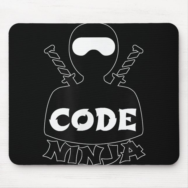 Alfombrilla De Ratón Ingeniero de Codificación Informática de Code Ninj (Frente)