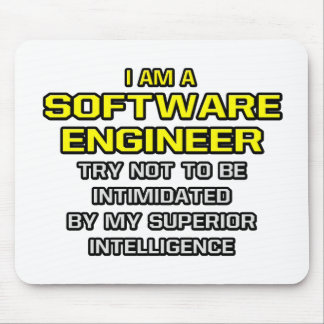 Alfombrilla De Ratón Ingeniero de software... Inteligencia superior