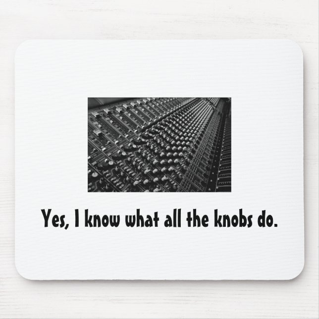 Alfombrilla De Ratón Ingeniero de sonido Mousepad (Frente)