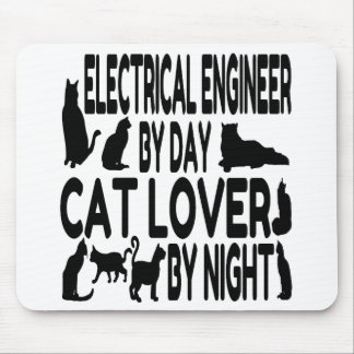Alfombrilla De Ratón Ingeniero eléctrico Cat Lover