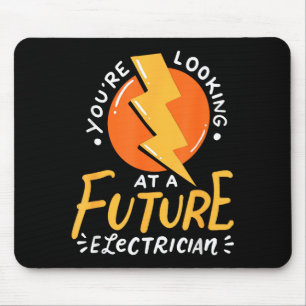 Alfombrilla De Ratón Ingeniero Eléctrico Electricista Divertido Futuro