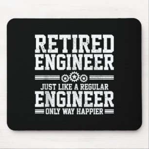 Alfombrilla De Ratón Ingeniero Jubilado Ingeniería Frase Divertida Jubi