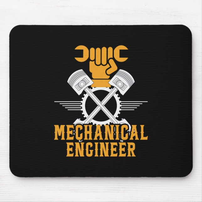 Alfombrilla De Ratón Ingeniero Mecánico (Frente)