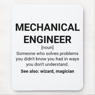 Alfombrilla De Ratón Ingeniero Mecánico Definición Nueva