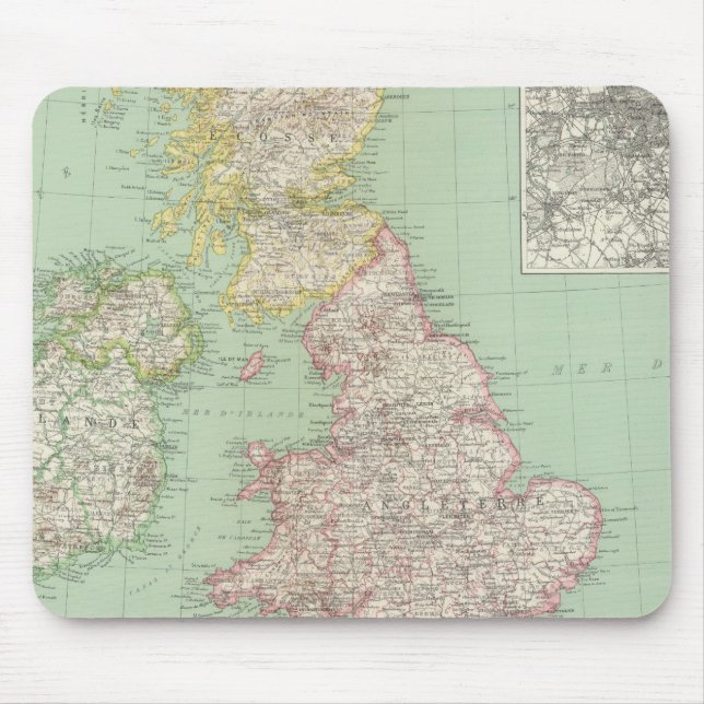 Alfombrilla De Ratón Inglaterra e Irlanda (Frente)