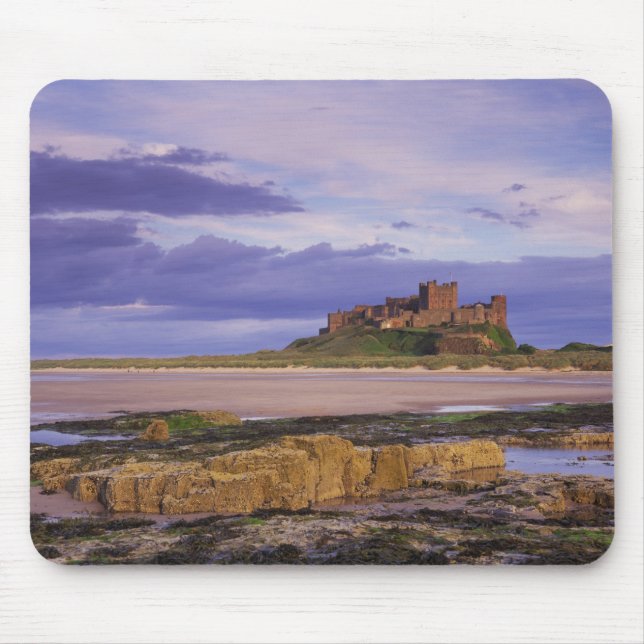 Alfombrilla De Ratón Inglaterra, Northumberland, Castillo de Bamburgh (Frente)