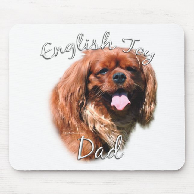 Alfombrilla De Ratón Inglés Toy Spaniel Dad 2 (Frente)