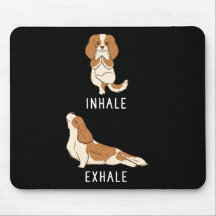 Alfombrilla De Ratón Inhalar Exhalar Cavalier King Charles Spaniel Dive