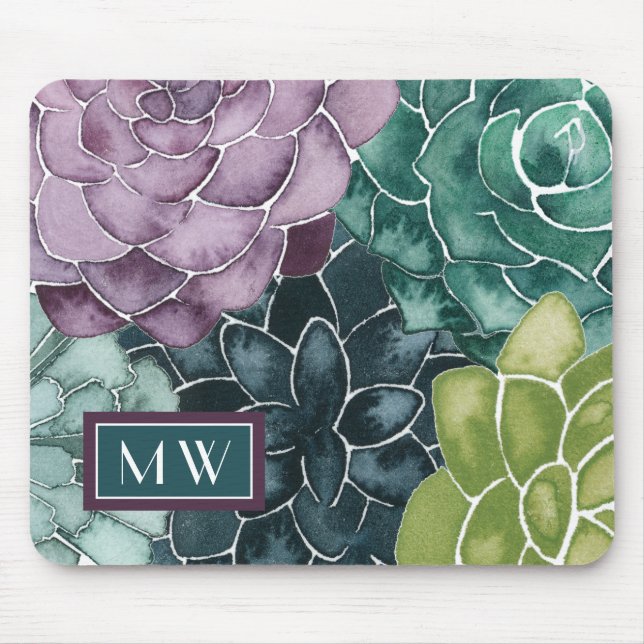 Alfombrilla De Ratón Inicial | La felicidad de las plantas | Crecer el  (Frente)