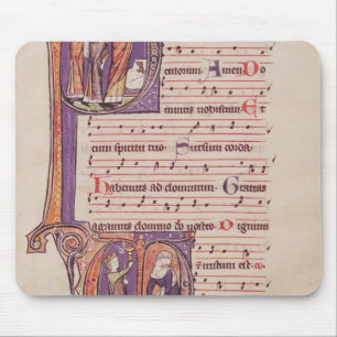 Alfombrilla De Ratón Iniciales 'P de Historiated