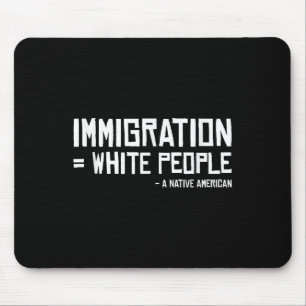 Alfombrilla De Ratón Inmigrantes de tribu india Pueblos blancos Nativos